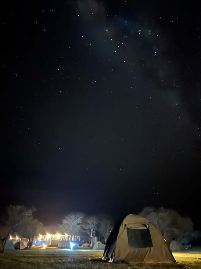 Our camping spot in Ngorongoro